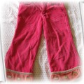 Różowe spodnie