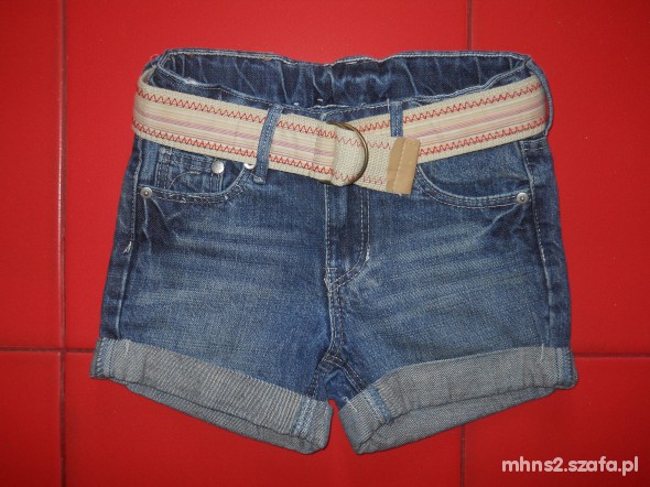 HM jeansowe spodenki roz 116