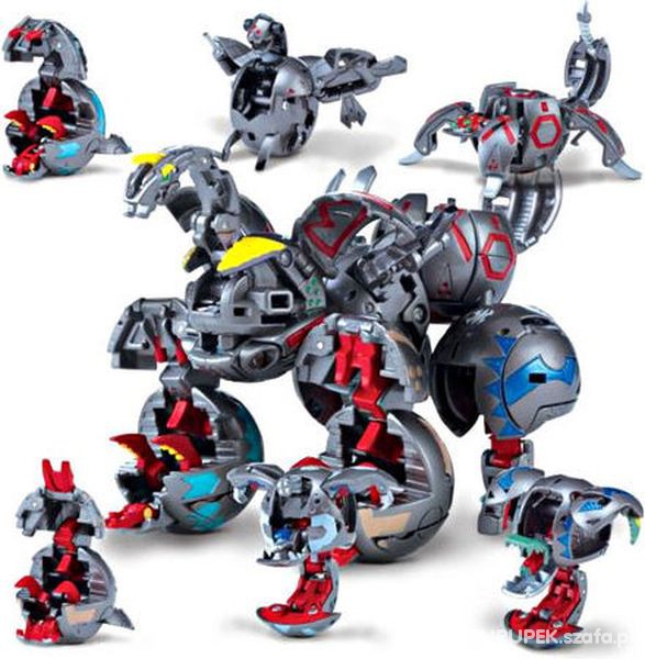 BAKUGAN MAXUS DRAGONOID 7W1 plus KARTY