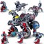 BAKUGAN MAXUS DRAGONOID 7W1 plus KARTY