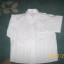 Biała koszula w paski prążki dla chłopca rozm 104