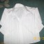 Biała koszula w paski prążki dla chłopca rozm 104