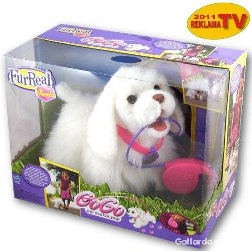 Hasbro Gogo FUR REAL spacerujący piesek NOWY