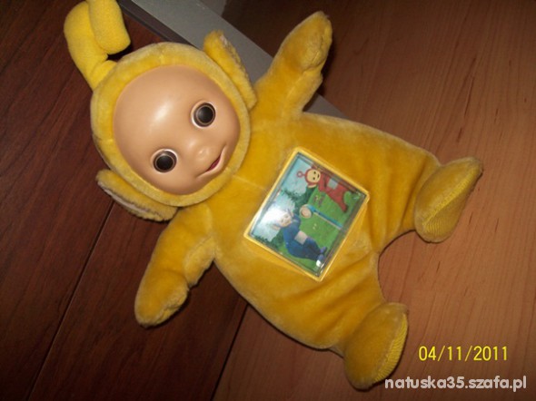 interaktywny teletubis z telewizorkiem