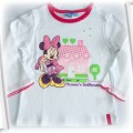 NOWA BLUZECZKA DISNEY z MINNIE BIAŁA 18 mcy