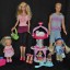 Barbie Ken 2 małe lalki i 3 zwierzaki