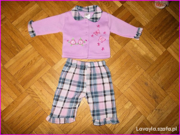 WYPRZEDAŻ NOWY ciepły komplecik r 56 62