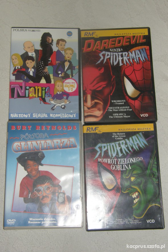Filmy Spider Man 2 x Półtora Gliniarza Niania DVD