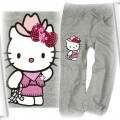 NOWE SZARE SPODNIE HELLO KITTY