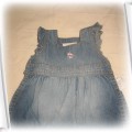 sukienks jeansowa h&m dla księżniczki r 62