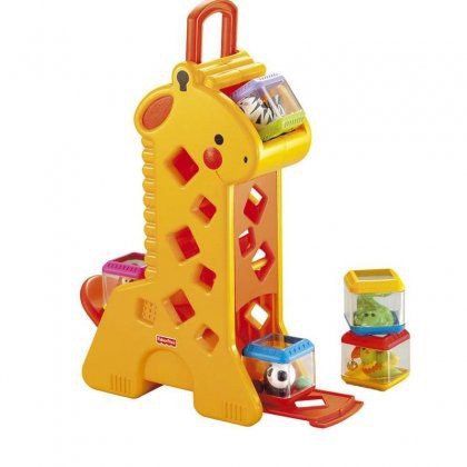 Żyrafa i klocki sensoryczne Fisher Price 9 MSC