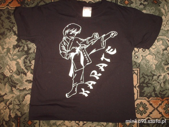 koszulka z napisaem karate