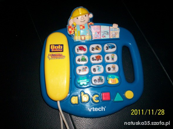 interaktywny telefon vtech Boba budowniczego