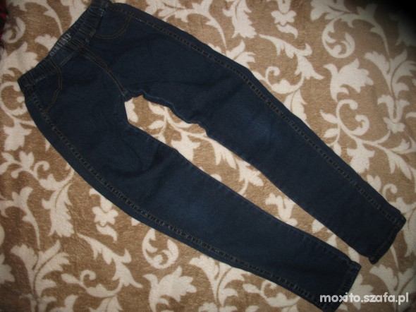 rewelacyjne jeansowe getry Denim r 140 8 do 10 lat