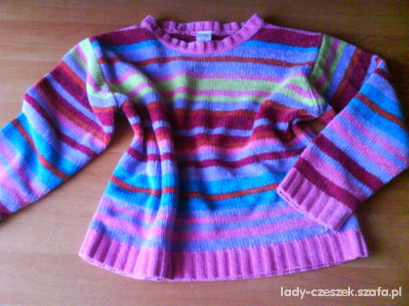 sweterek ADAMS w kolorowe paski