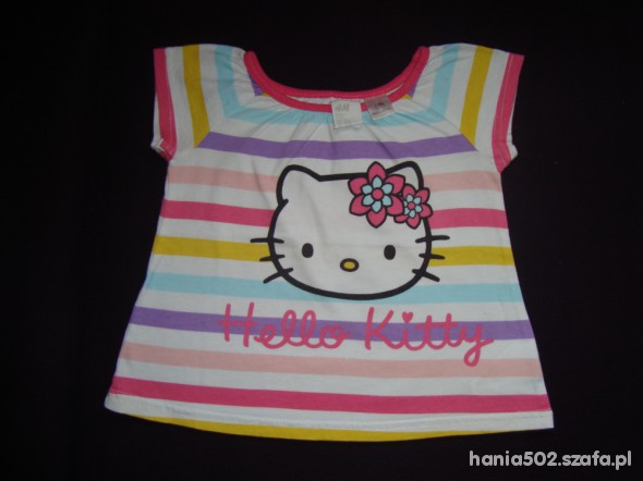 HELLO KITTY w paseczki H&M