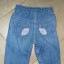 Ciepłe jeansy 3 6 do 9 mcy