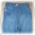 Ciepłe jeansy 3 6 do 9 mcy