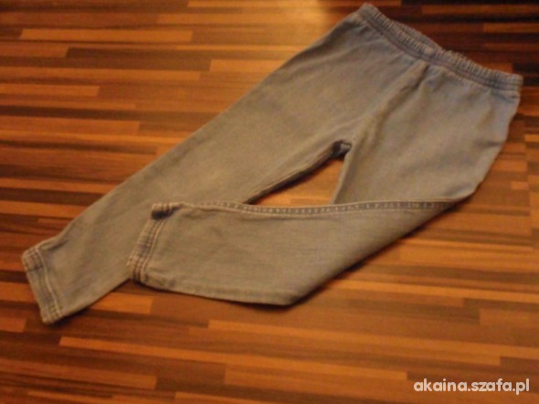 Getry leginsy jeansowe 98