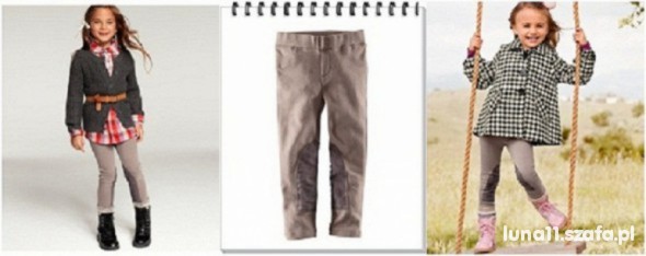 H&M legginsy bryczesy 104