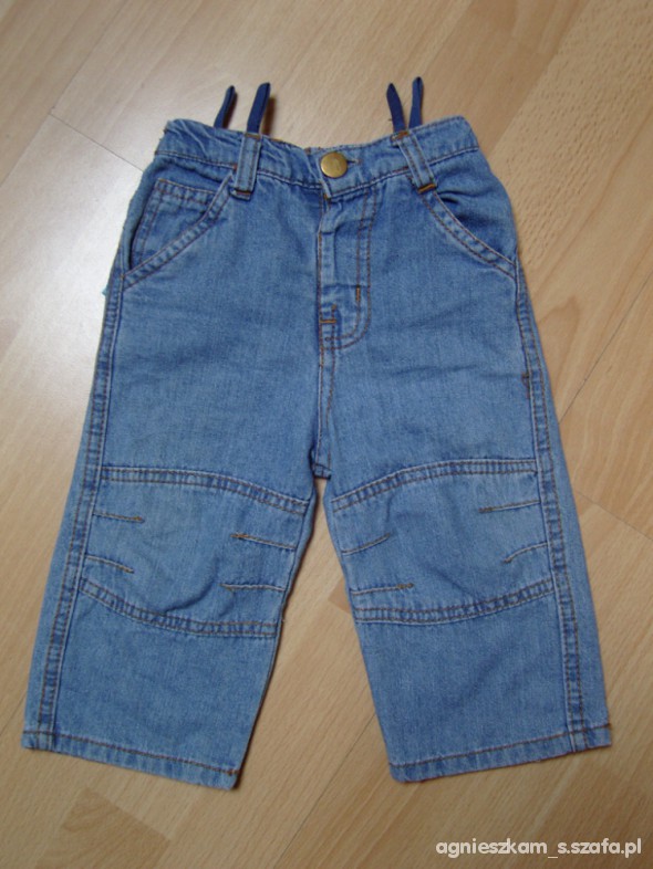 spodnie jeansowe 74
