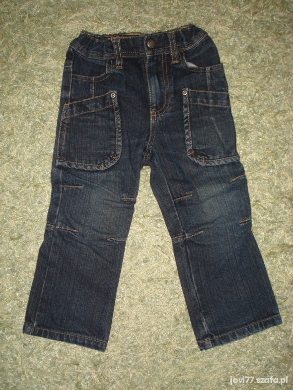 spodnie jeans 92