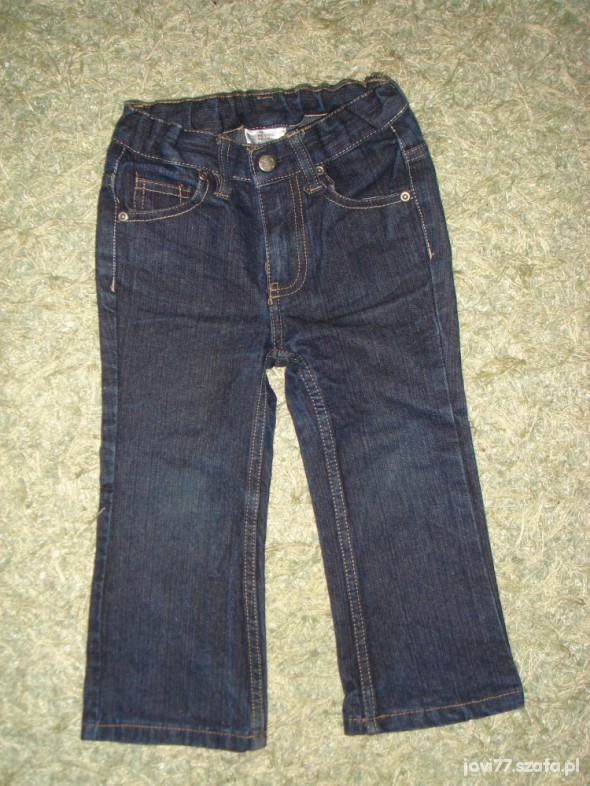 spodnie jeans 92