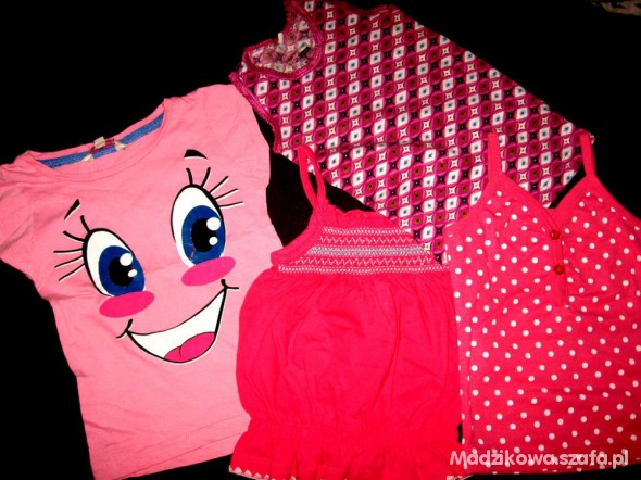 ZESTAW LETNICH BLUZEK 18 24 M i gratis