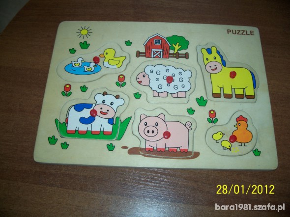 puzzle drewniane TANIO