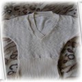 sweterek narzutka w ładny wzorek