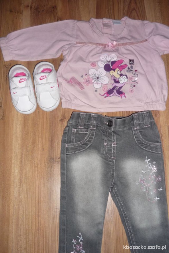 buty nike 185 plus spodnie i bluzka disney