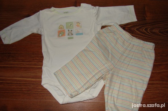 Świetny komplet Carters 3m