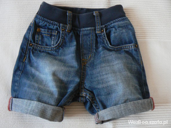 H&M spodenki jeansowe r 98