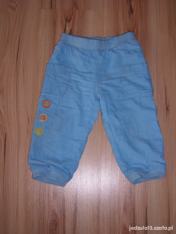 spodnie sztruksowe