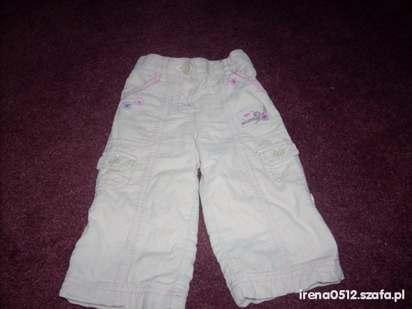 NEXT spodenki ocieplone roz 80