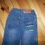 Spodnie jeans rozm 92 jak nowe