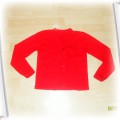 Czerwony sweterek kardigan 8 i 9 lat
