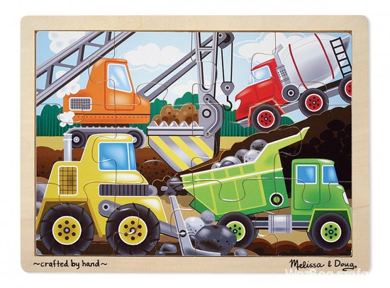 Drewniane puzzle Melissa&Doug NA BUDOWIE