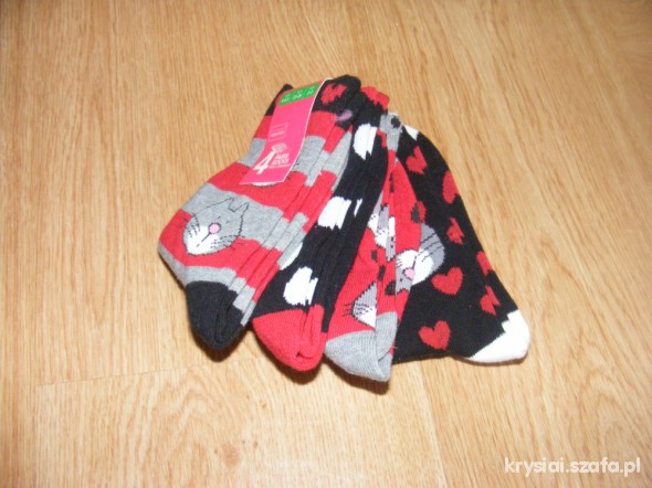 skarpety z kotkami