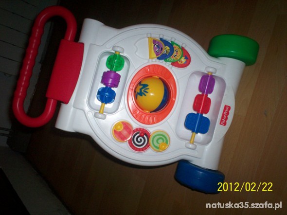 fajny pchacz fisher price