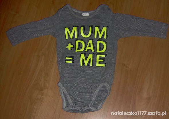 body h&m 80 mum dad