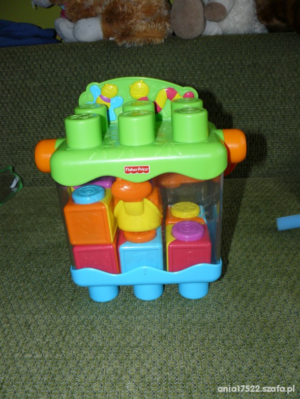 Weosłe klocki Fisher price