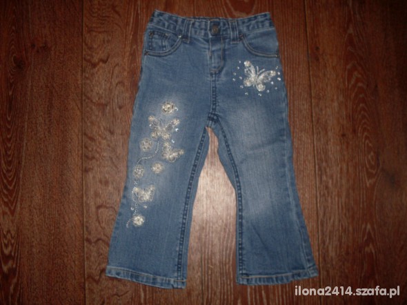 Spodnie jeans roz 80