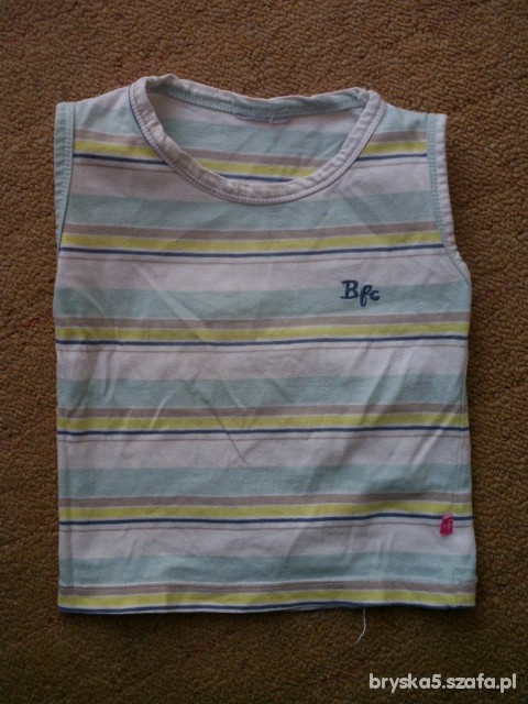 bezrękawnik w paseczki