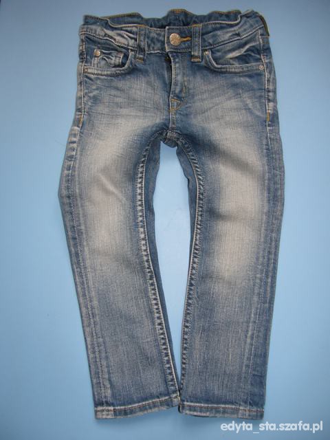 H&M spodnie rurki jeans rozm 98