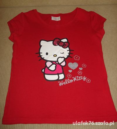 Czerwona bluzeczka Hello Kitty r 104