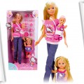 Simba Lalka STEFFI Z DZIEĆMI Hello Kitty Barbie