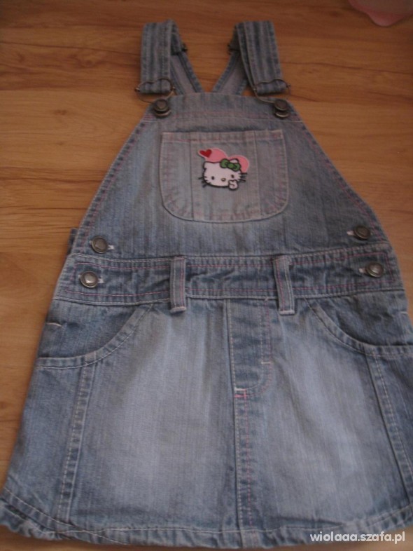 Sukienka jeansowa Hello Kitty