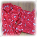 Czerwona flanelowa piżamka w kotki CUBUS IYSHI 140