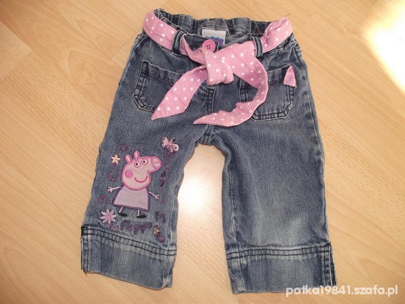 r 92 PEPPA PIG Ekstra Spodnie Jeansowe